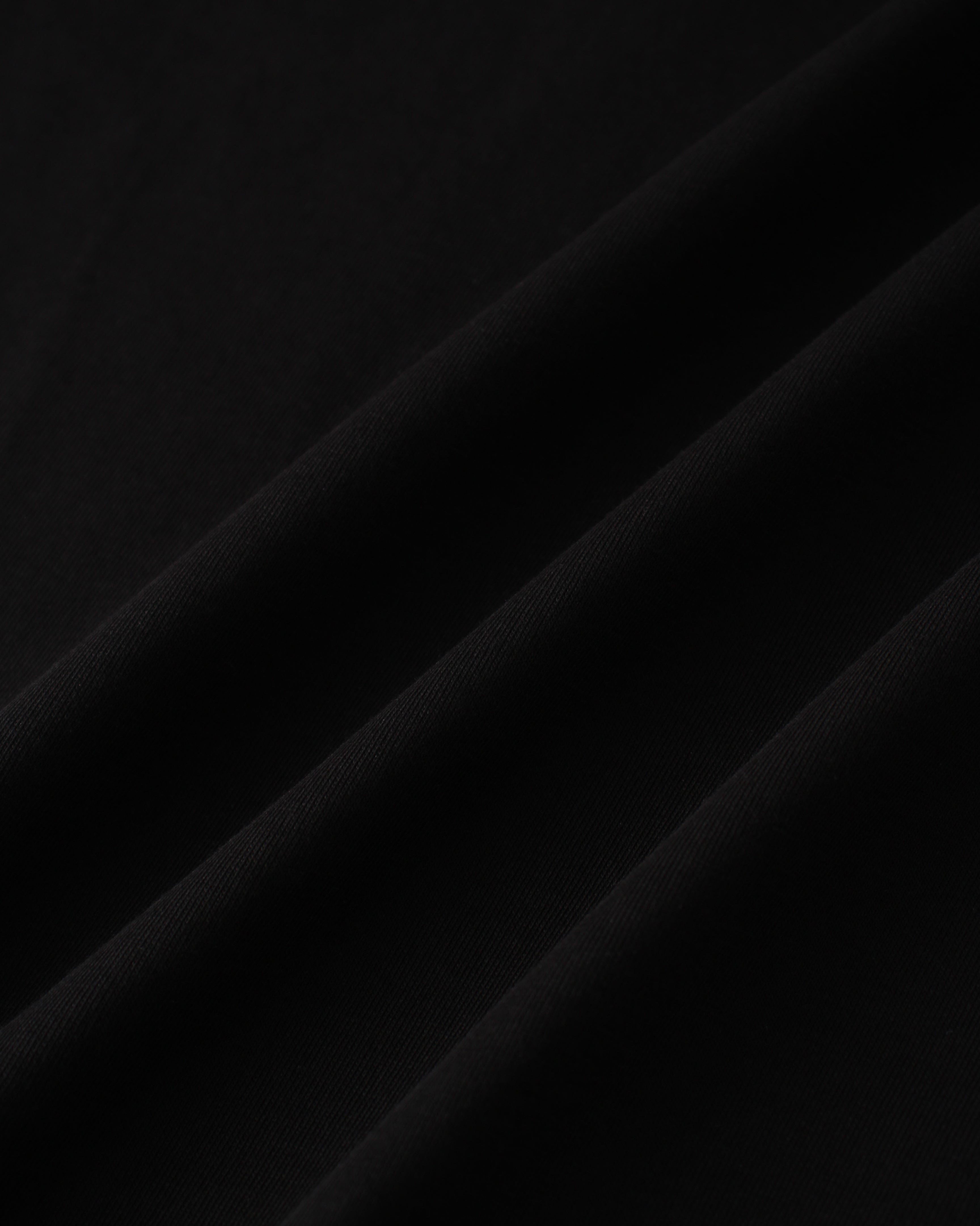 black Tee shirt fabric showcase
