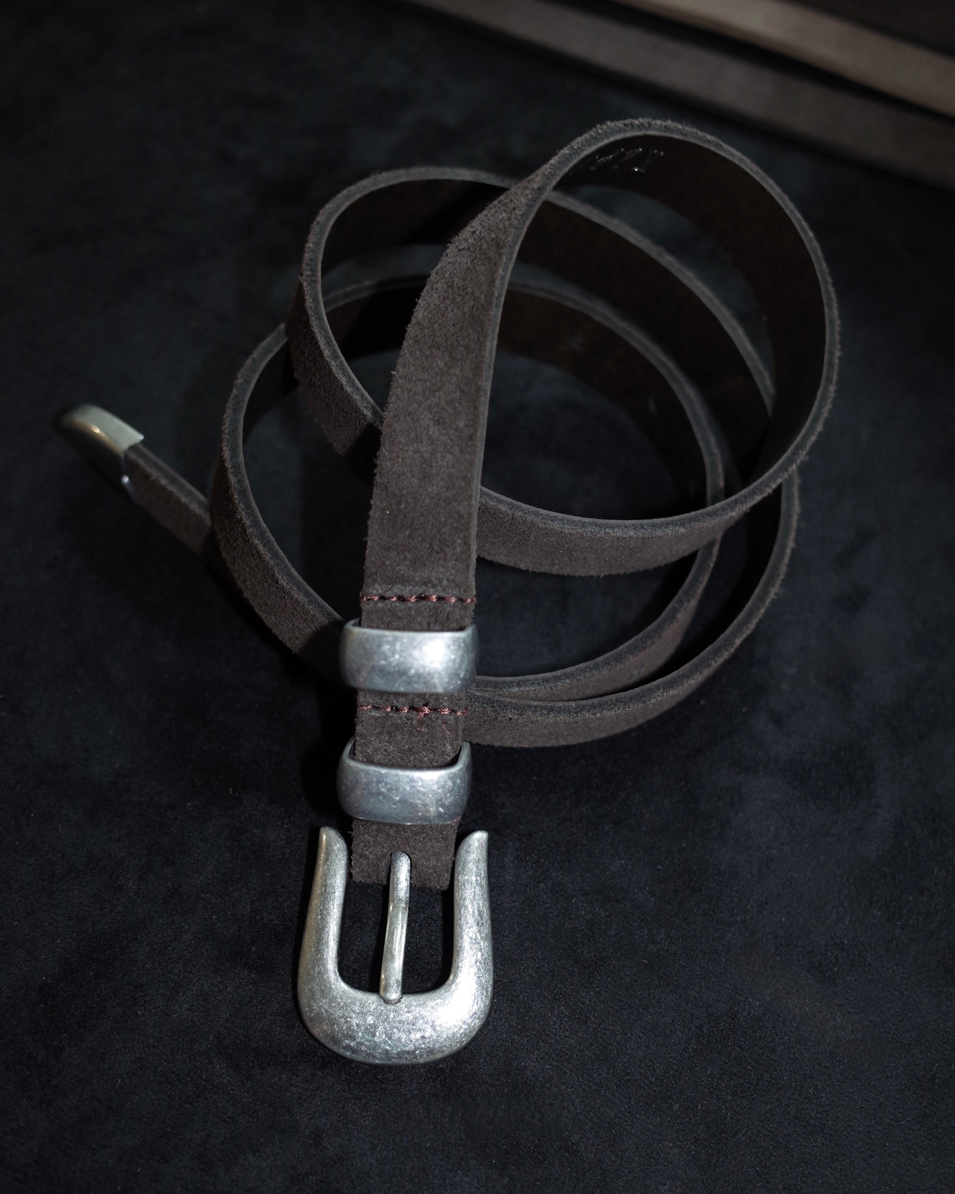 JOEY SUEDE - CHARCOAL BROWN