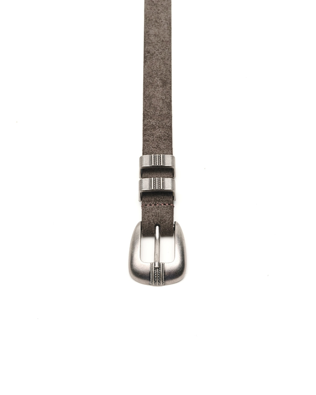 JOHNNY SUEDE - CHARCOAL BROWN