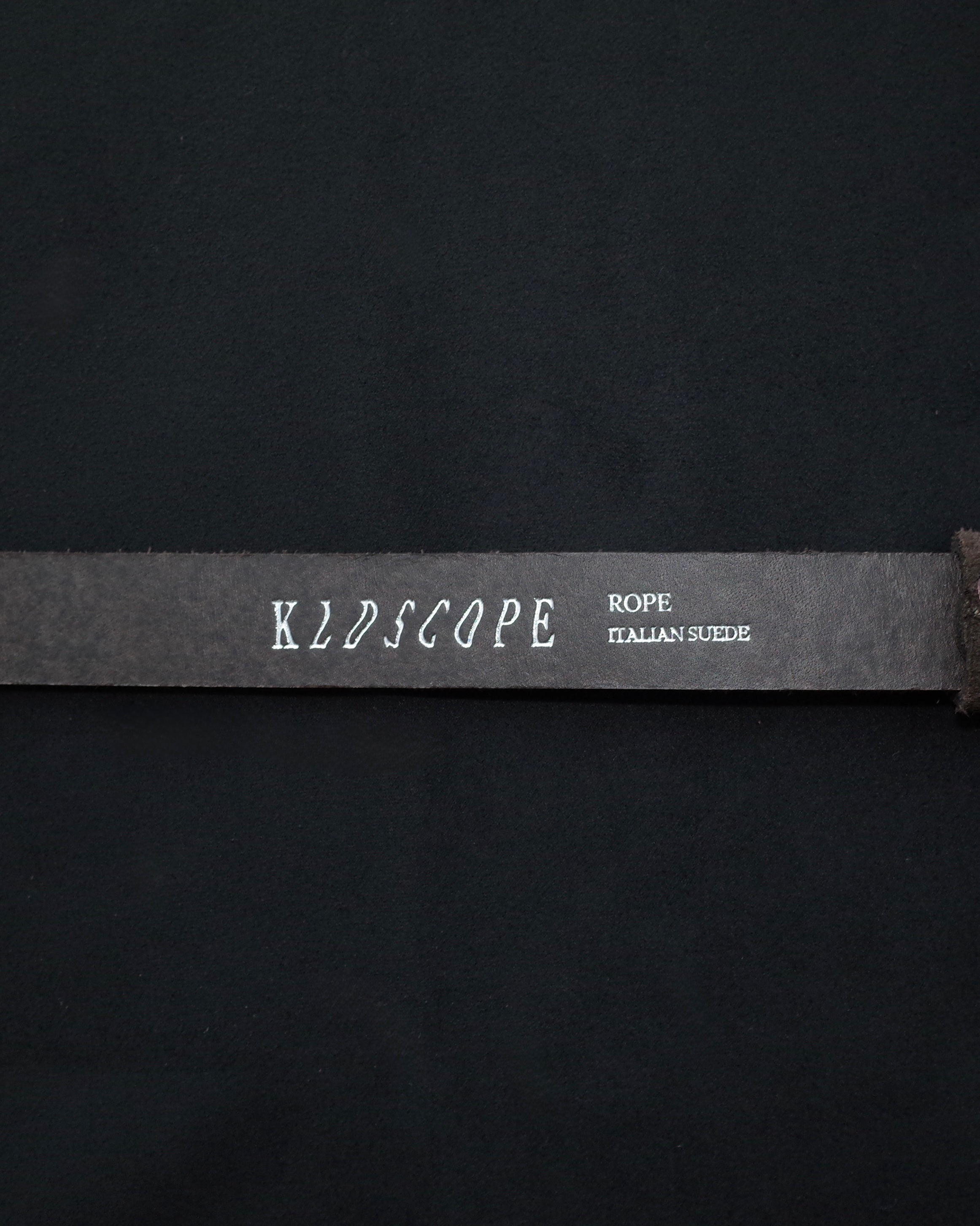 ROPE SUEDE - CHARCOAL BROWN