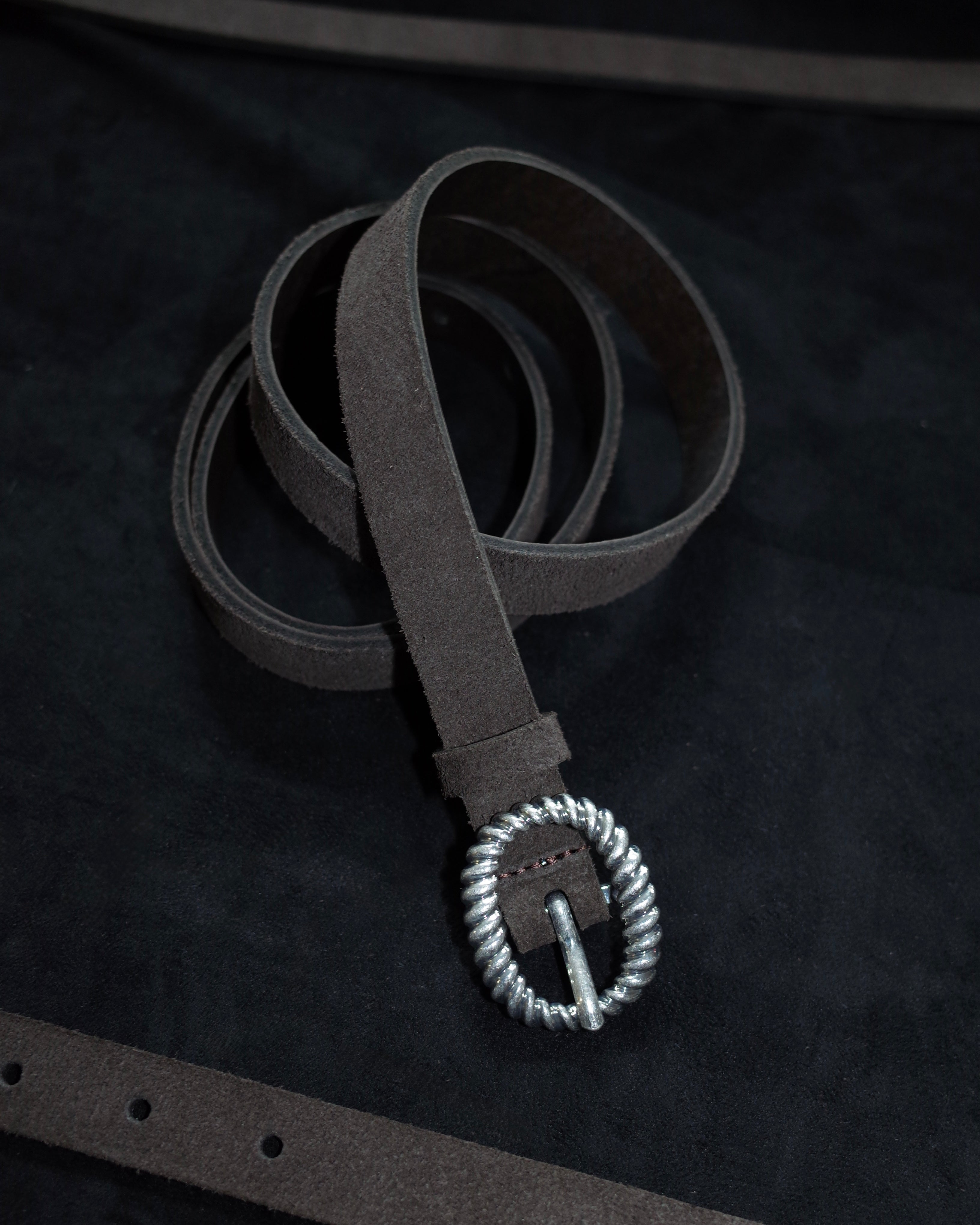 ROPE SUEDE - CHARCOAL BROWN