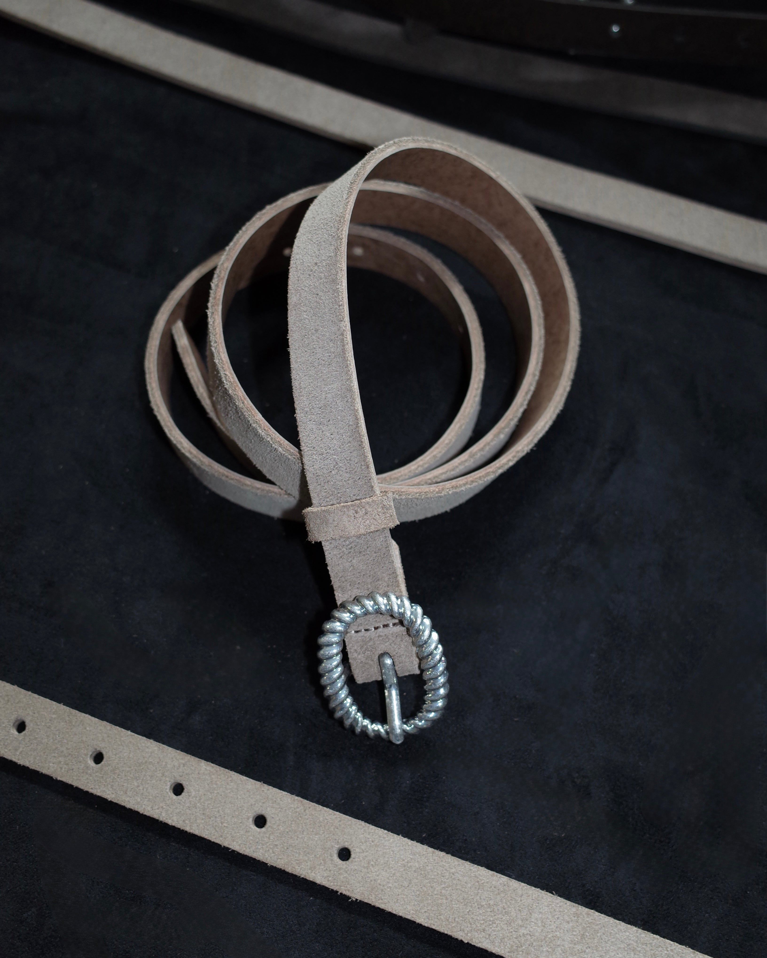 ROPE SUEDE - SAND GREY