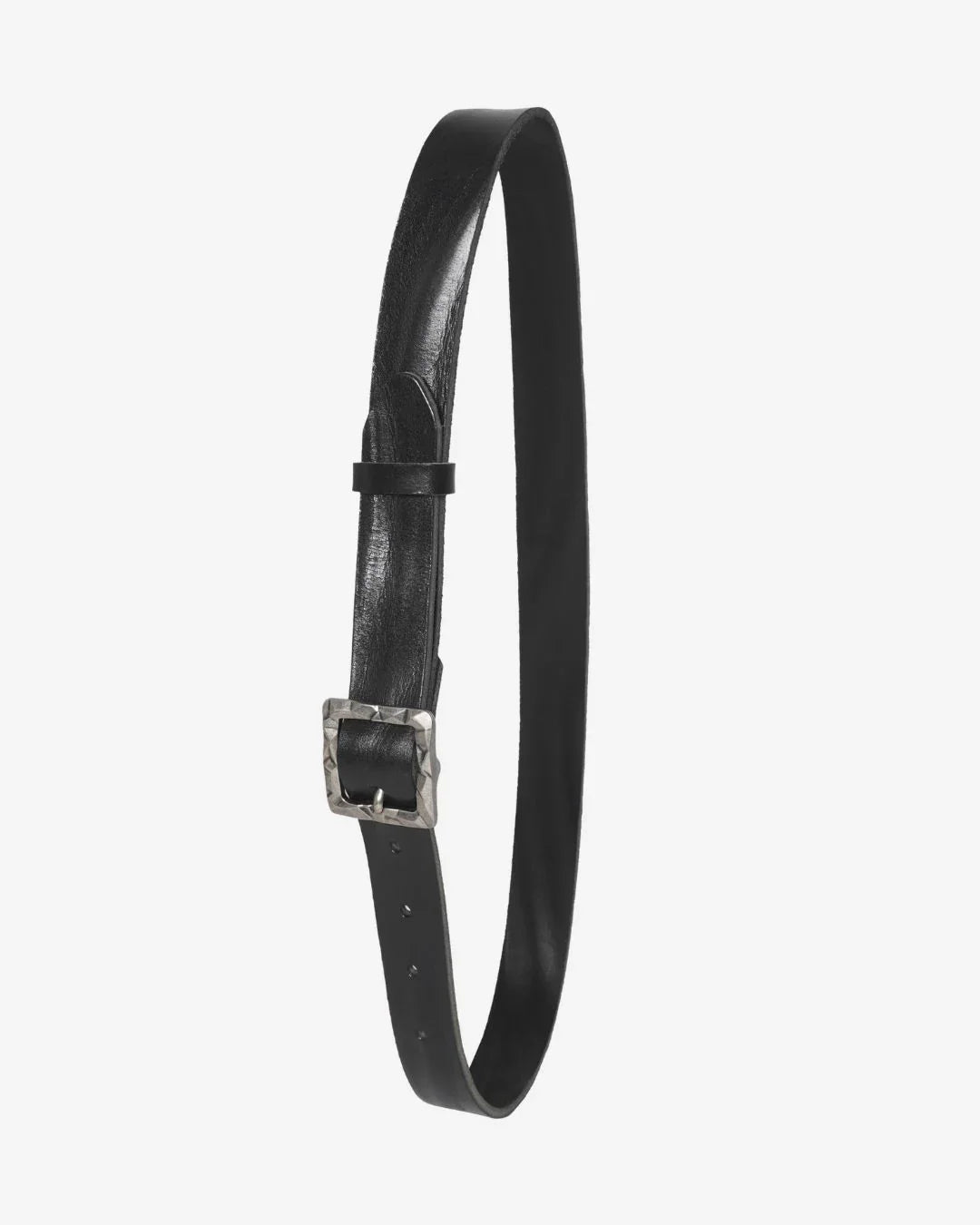 Black belt in a white background